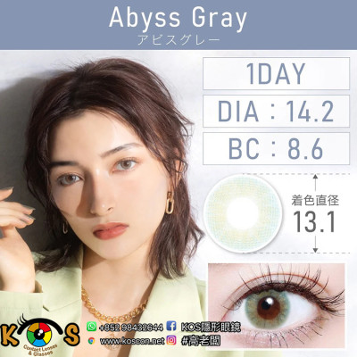 TeAmo 1Day Abyss Gray ティアモ ワンデー アビスグレー TeAmo 1Day Abyss Gray ティアモ ワンデー アビスグレー